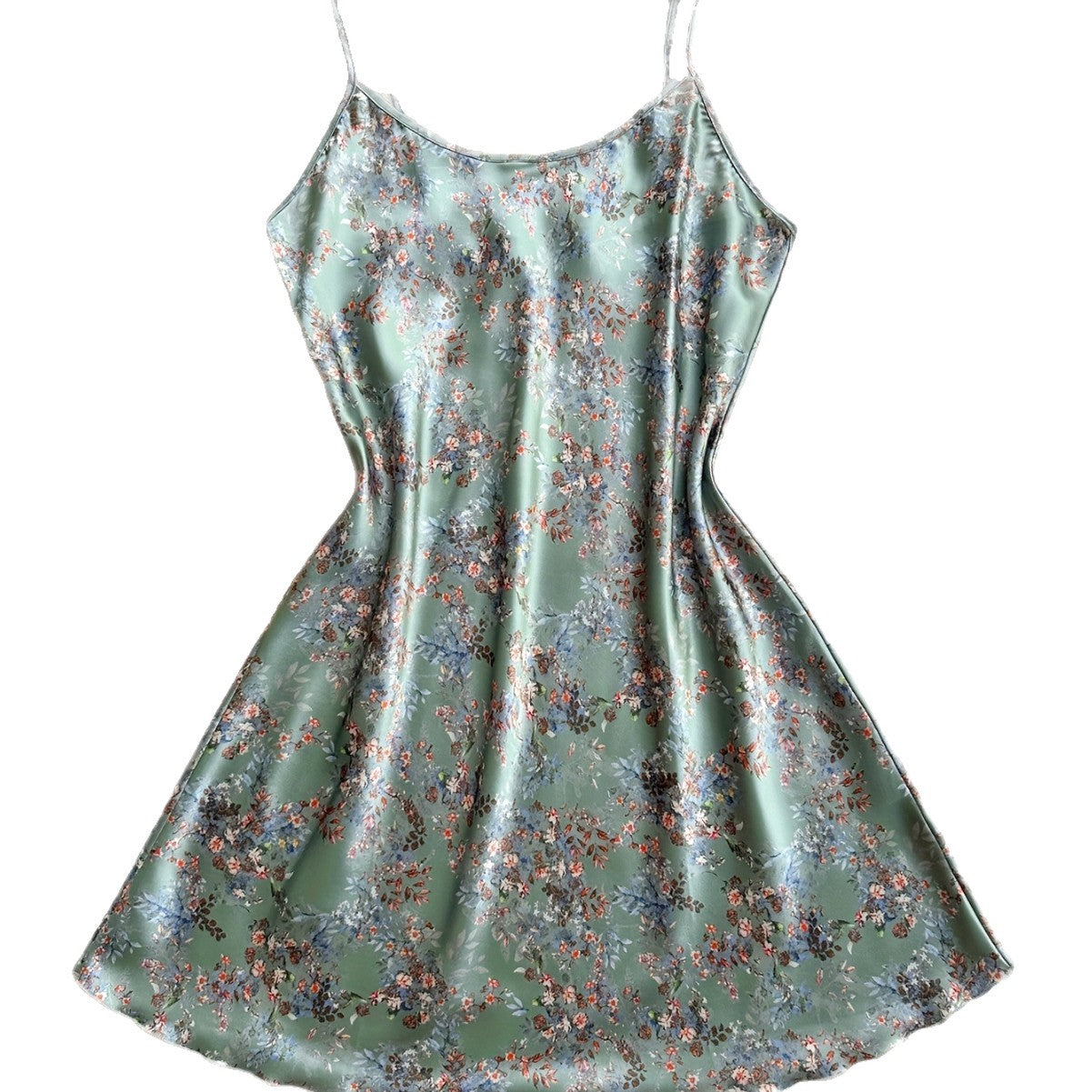 Women's Floral Cami Dress Loungewear Set | With Cover-Up