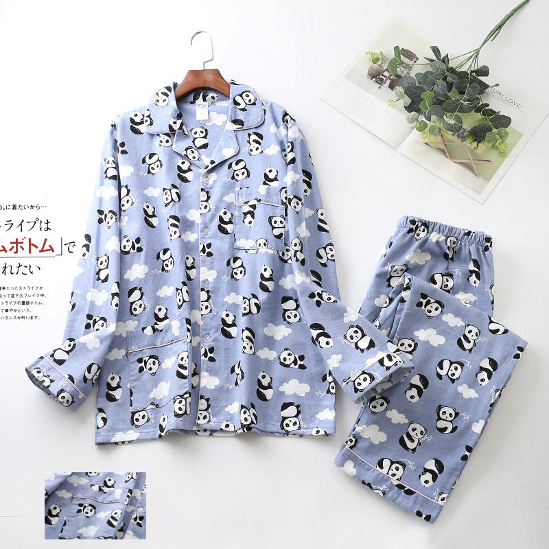 Men's Printed Long-Sleeve Pajama Set | Fun & Comfortable Sleepwear