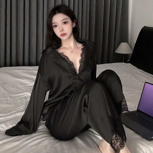 Women's Boyfriend-Style Pajama Shirt Set | Relaxed Shirt & Shorts