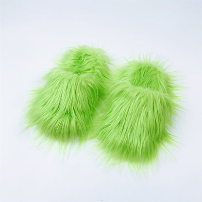 Long‑Hair Cloud Wool Slippers – Fluffy Winter Comfort