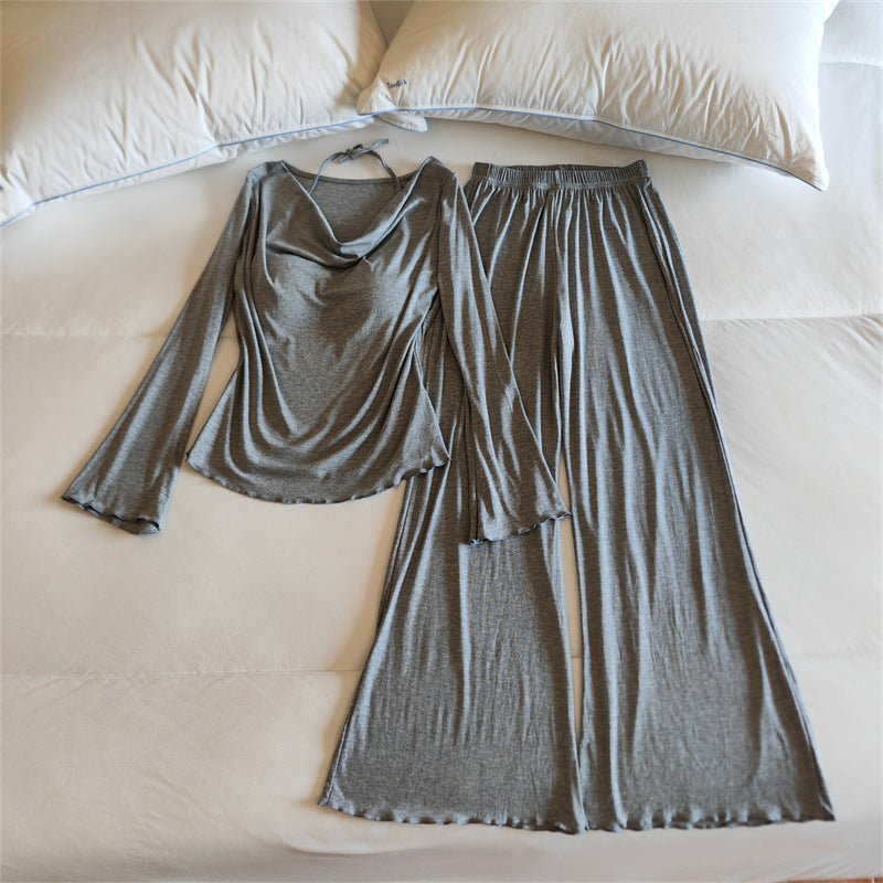 Women's Lightweight Long-Sleeve Pajama Set | Spring & Autumn Sleepwear