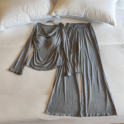 Women's Lightweight Long-Sleeve Pajama Set | Spring & Autumn Sleepwear