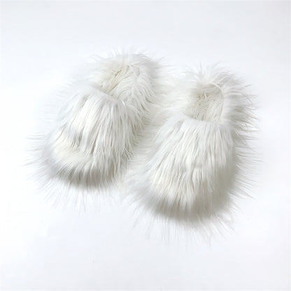 Long‑Hair Cloud Wool Slippers – Fluffy Winter Comfort