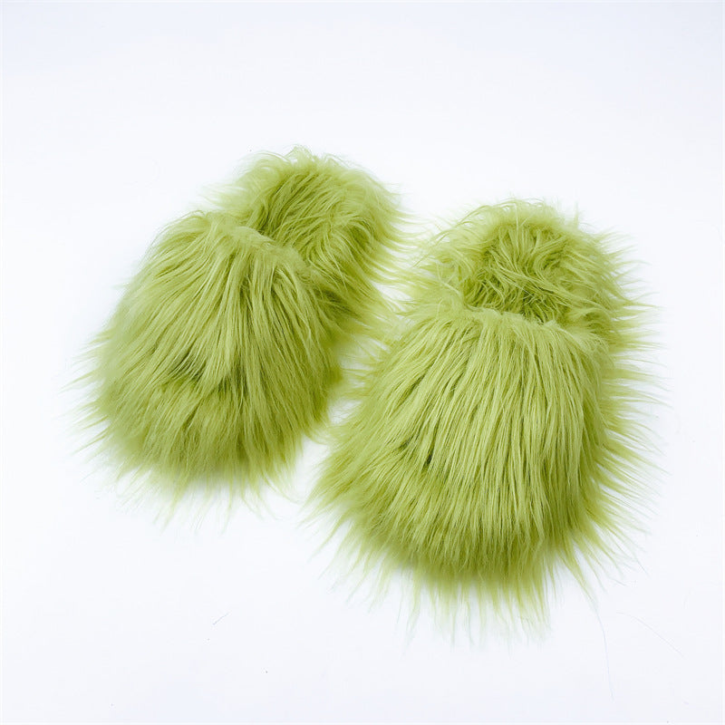 Long‑Hair Cloud Wool Slippers – Fluffy Winter Comfort