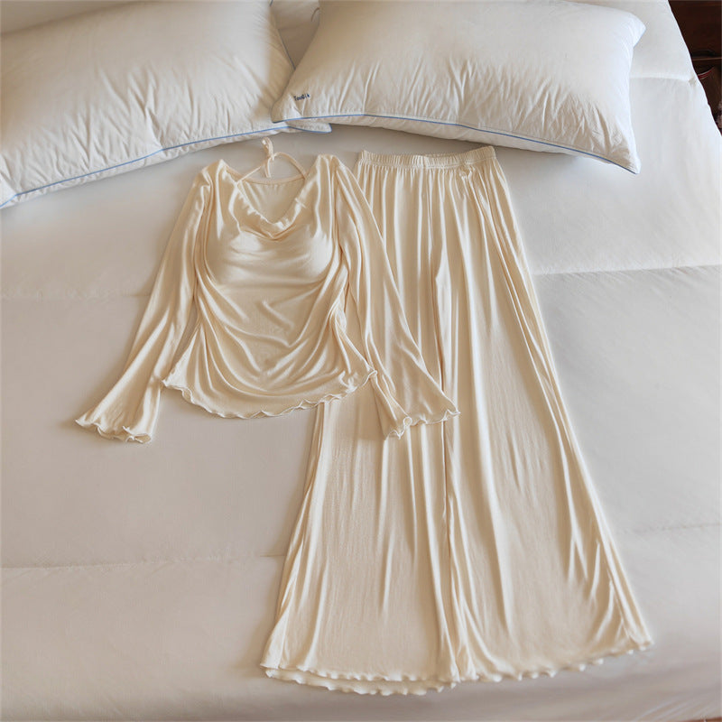 Women's Lightweight Long-Sleeve Pajama Set | Spring & Autumn Sleepwear
