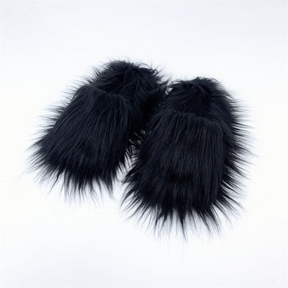 Long‑Hair Cloud Wool Slippers – Fluffy Winter Comfort
