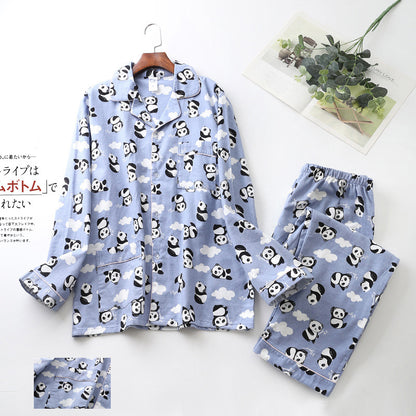 Men's Printed Long-Sleeve Pajama Set | Fun & Comfortable Sleepwear
