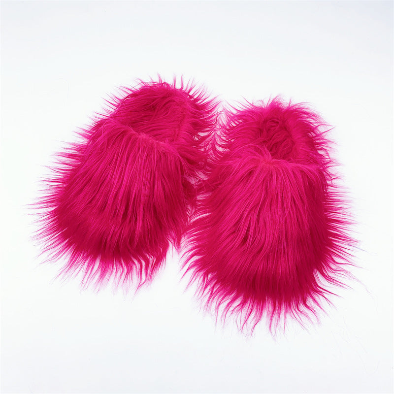 Long‑Hair Cloud Wool Slippers – Fluffy Winter Comfort