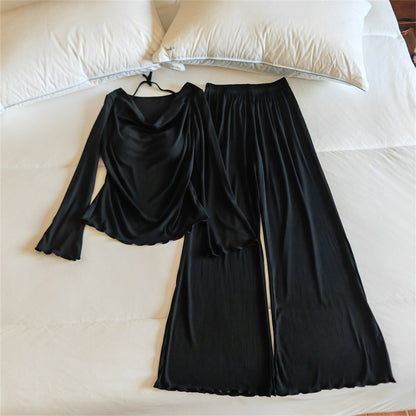 Women's Lightweight Long-Sleeve Pajama Set | Spring & Autumn Sleepwear