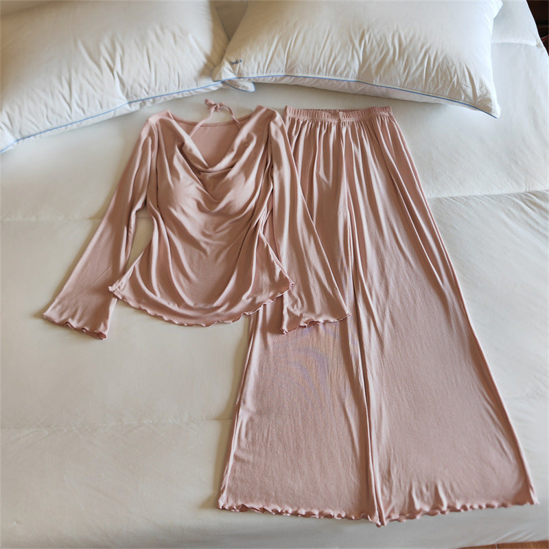 Women's Lightweight Long-Sleeve Pajama Set | Spring & Autumn Sleepwear