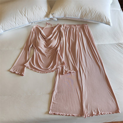 Women's Lightweight Long-Sleeve Pajama Set | Spring & Autumn Sleepwear