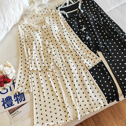 Women's Lightweight Long-Sleeve Pajama Set | Spring & Autumn Sleepwear