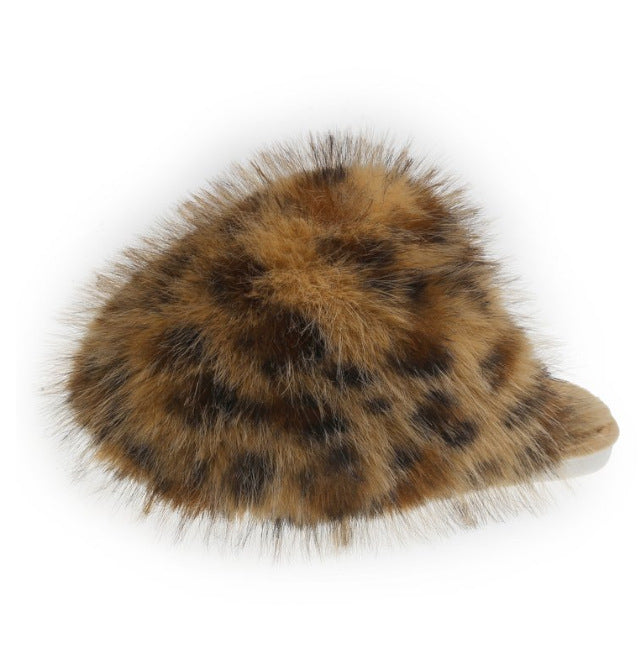 Fluffy Baotou Winter Slippers – Soft Warm Closed‑Toe Indoor Comfort