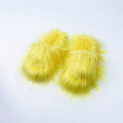 Long‑Hair Cloud Wool Slippers – Fluffy Winter Comfort