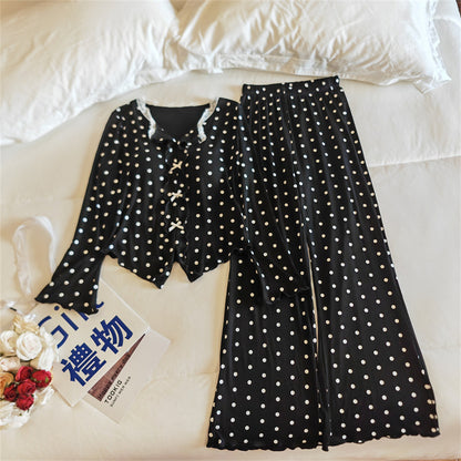 Women's Lightweight Long-Sleeve Pajama Set | Spring & Autumn Sleepwear
