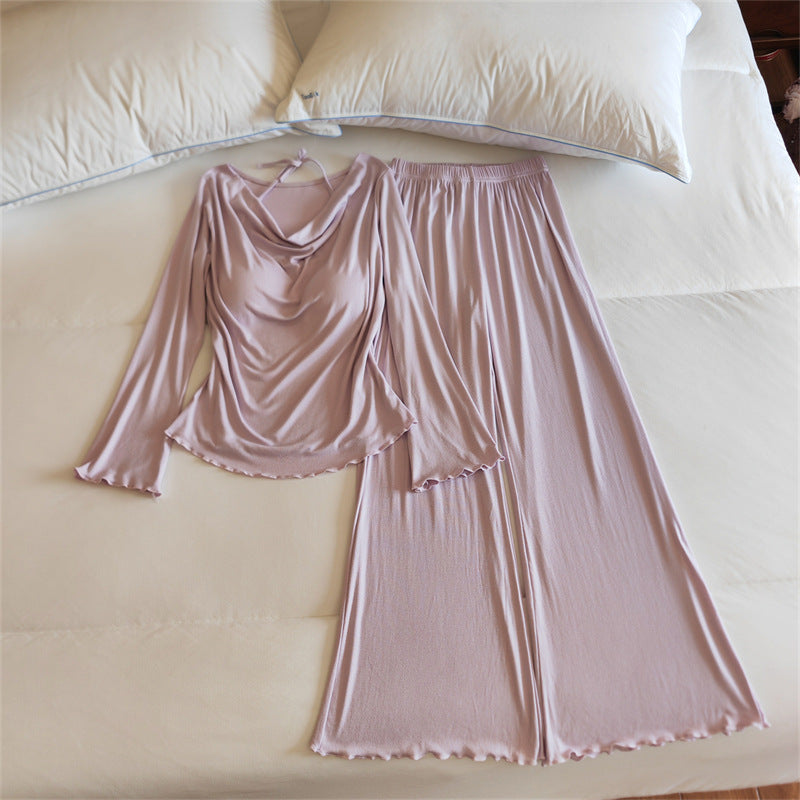 Women's Lightweight Long-Sleeve Pajama Set | Spring & Autumn Sleepwear
